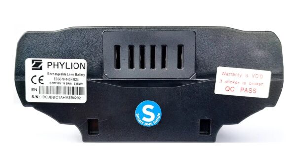 Li-ION accu 518 Wh model bagagedrager voor City 7, Suburb 24 speed en Tour 8 IPS NU MET GRATIS OPLADER - Afbeelding 4